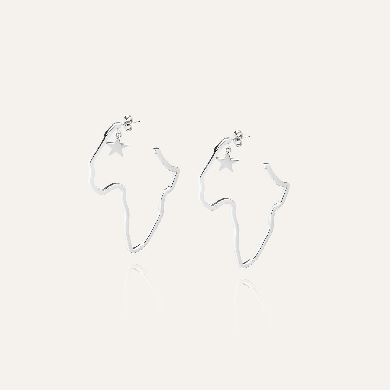 Alkebu-Lan Earrings Silver