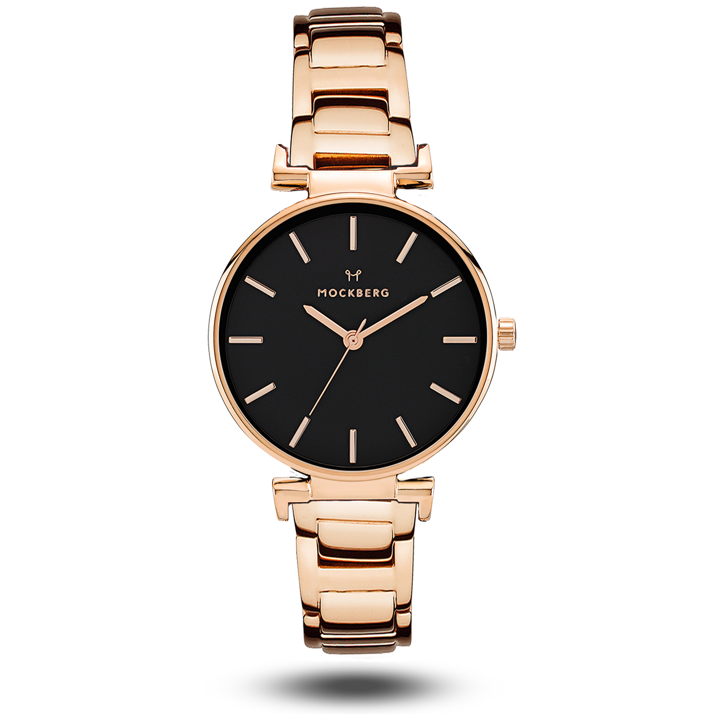 MODEST LINKS 34 mm Rosegold Black dial