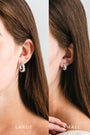 Queen Earrings Silver Small